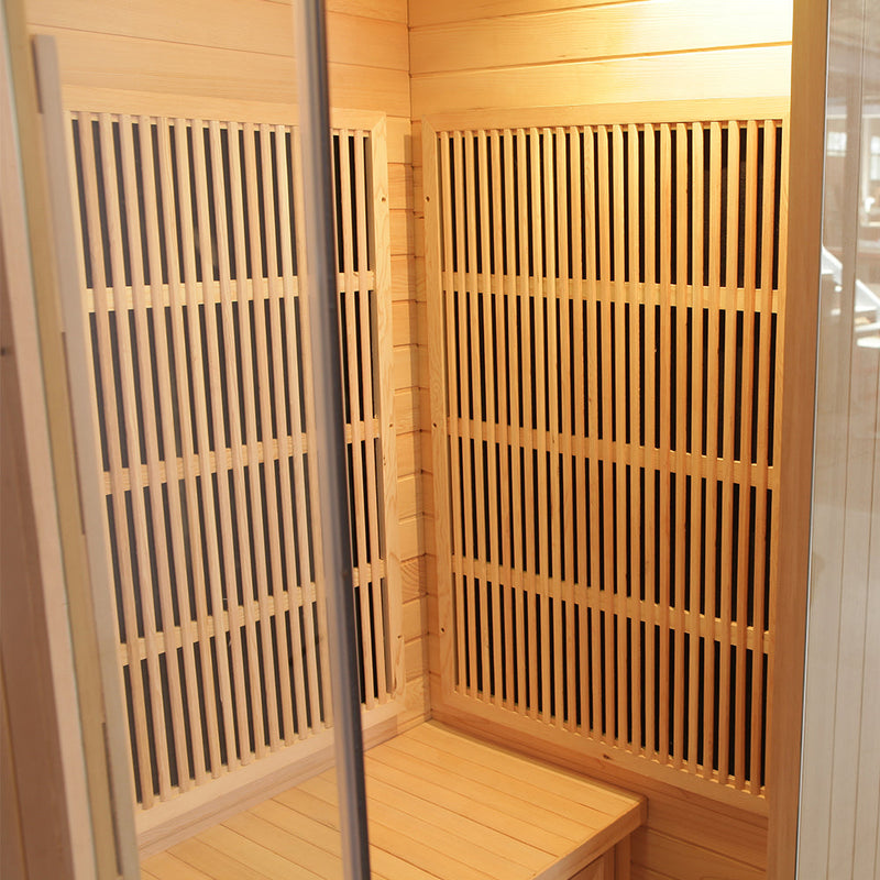 Load image into Gallery viewer, SAUNA EVOLUTION® Indoor Carbon Heaters Glass Door Sauna Room Far Infrared 09