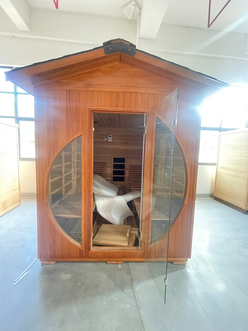 Load image into Gallery viewer, SAUNA EVOLUTION® Far Infrared Outdoor Harmony Sauna Room