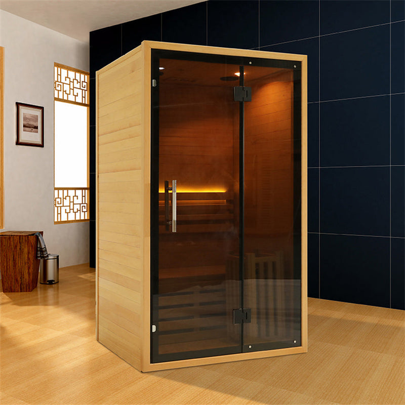 Load image into Gallery viewer, SAUNA EVOLUTION® Indoor Wicking and Perspiration Fumigation Box Wet Sauna Glass 04