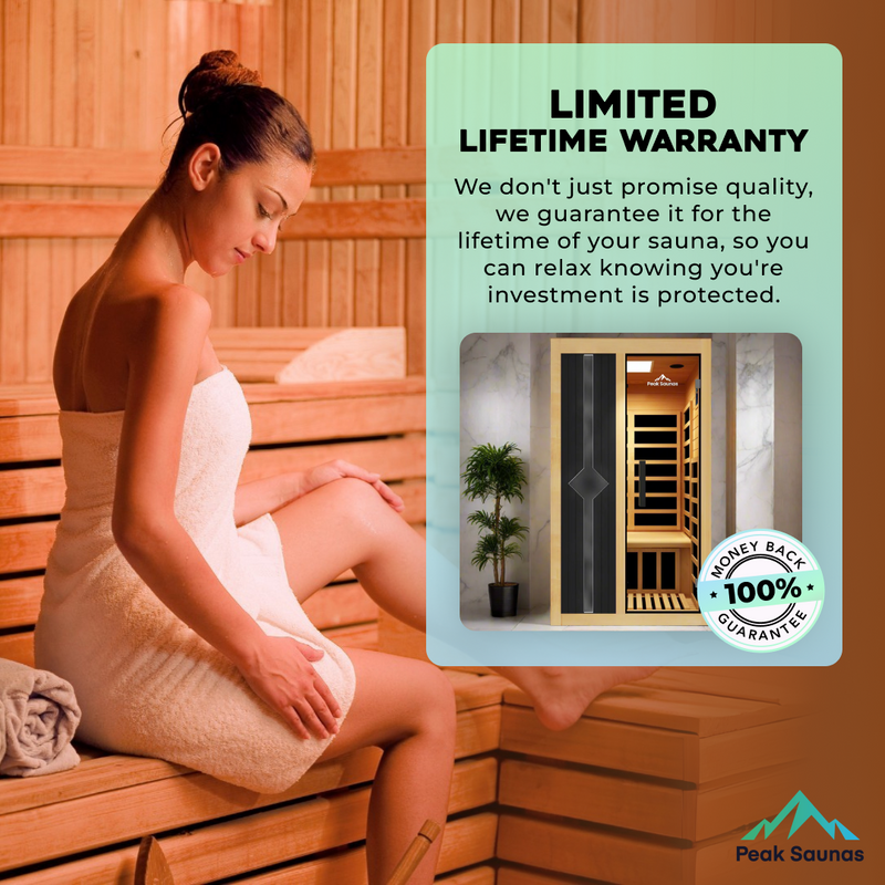 Load image into Gallery viewer, Peak Saunas Olympus Luxury 1-2 Person FAR Infrared Sauna with Smart WiFi App Control
