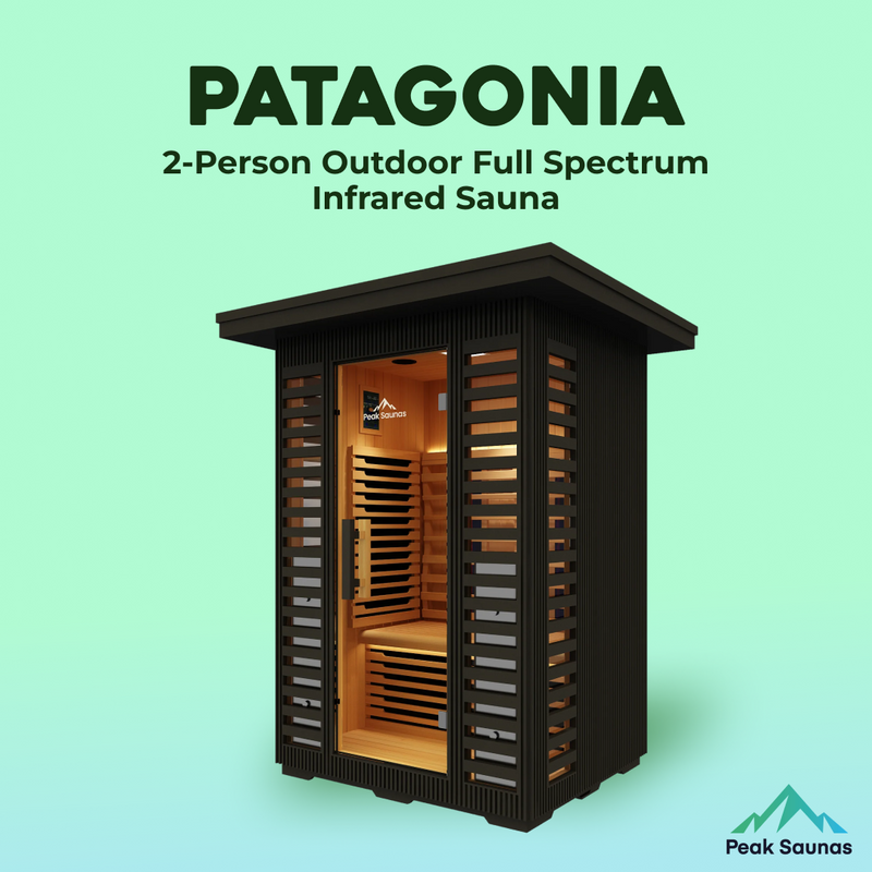 Load image into Gallery viewer, Peak Saunas Patagonia Luxury 2-Person Outdoor Full Spectrum Infrared Sauna with Smart WiFi App Control