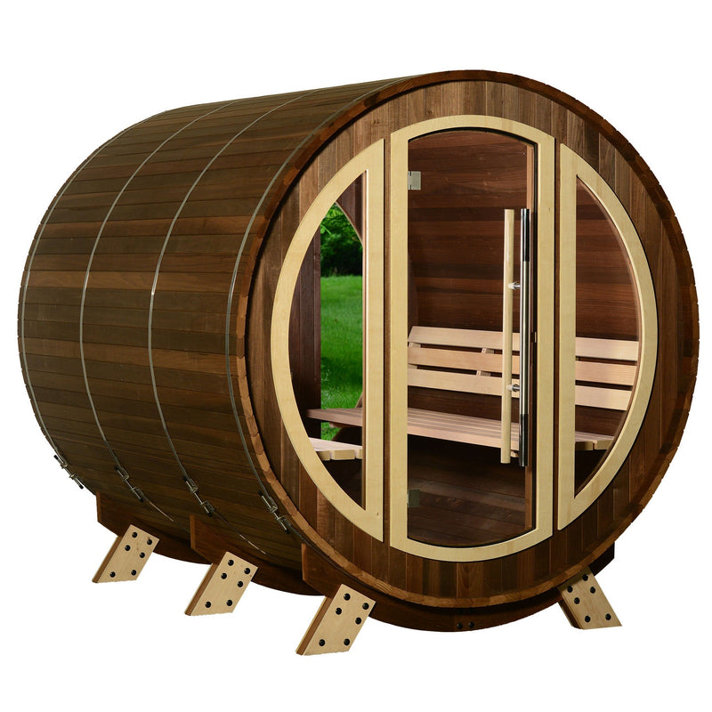 Load image into Gallery viewer, SAUNA EVOLUTION® Barrel Sauna Serenity Nature Air 9