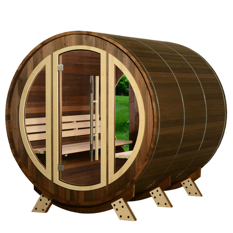 Load image into Gallery viewer, SAUNA EVOLUTION® Barrel Sauna Serenity Nature Air 9