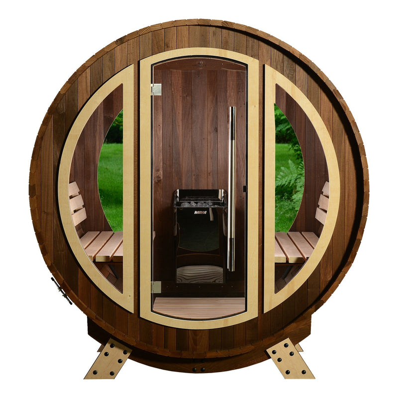 Load image into Gallery viewer, SAUNA EVOLUTION® Barrel Sauna Serenity Nature Air 9