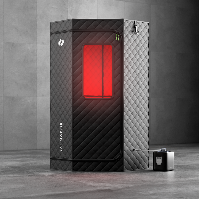 Load image into Gallery viewer, SaunaBox® SmartSteam Pro With Red-Light Therapy