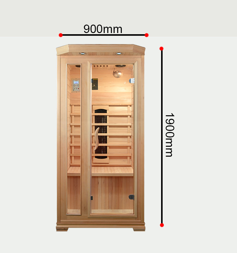Load image into Gallery viewer, SAUNA EVOLUTION® Indoor Wooden Dry Cabin Customized Sauna Room Far Infrared 04