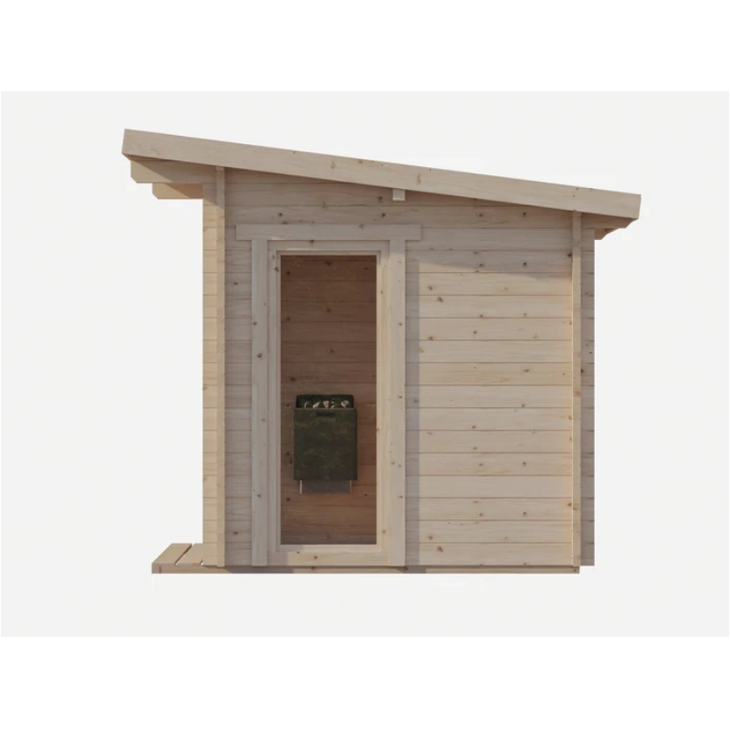 Load image into Gallery viewer, SAUNA EVOLUTION® Garden Series Outdoor Cabin Sauna Fits Up to 6 People Cabin 05