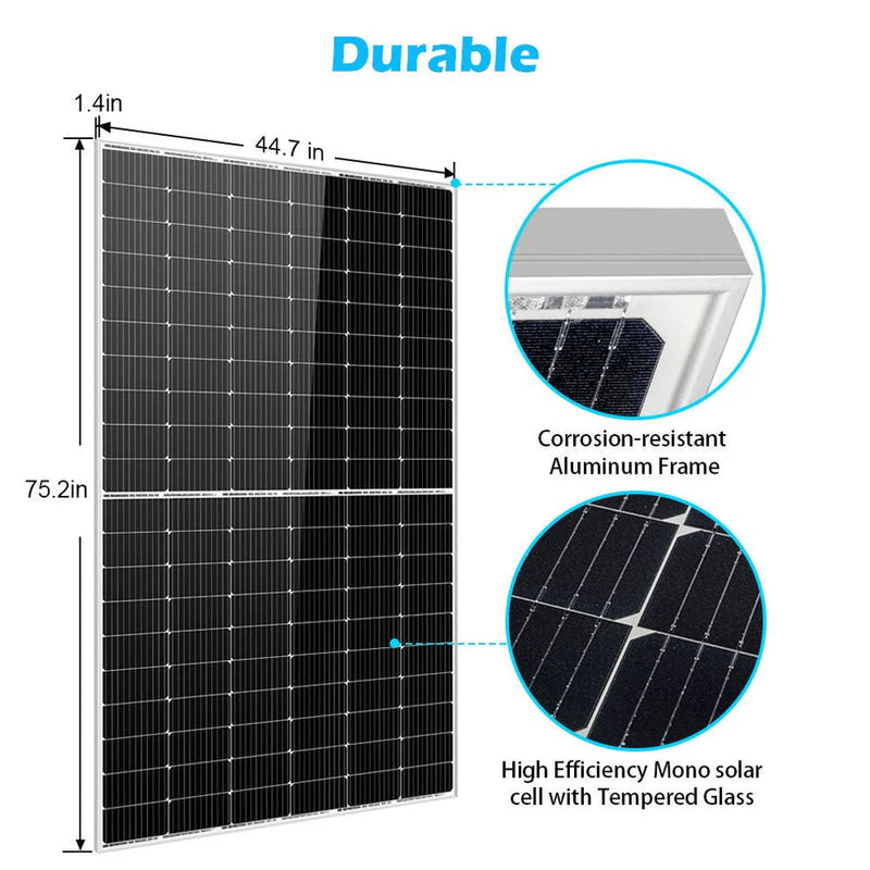 Load image into Gallery viewer, SunGoldPower 450 Watt Monocrystalline Solar Panel SP-450WM