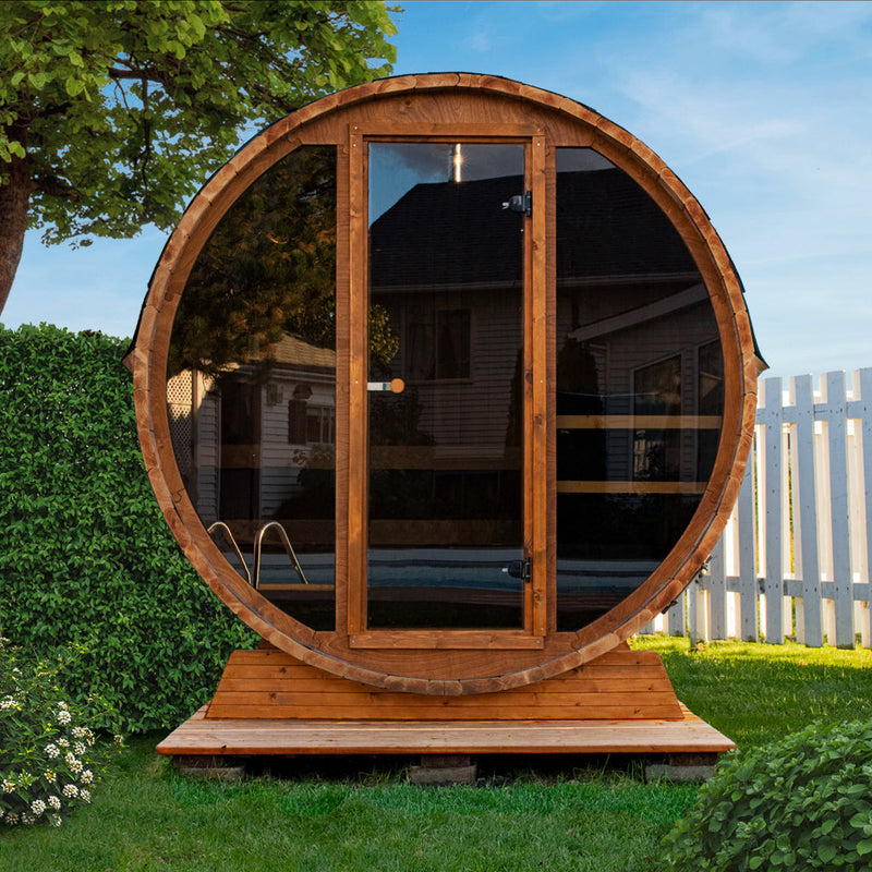 Load image into Gallery viewer, SAUNA EVOLUTION® Barrel Sauna Serenity Nature Air 3