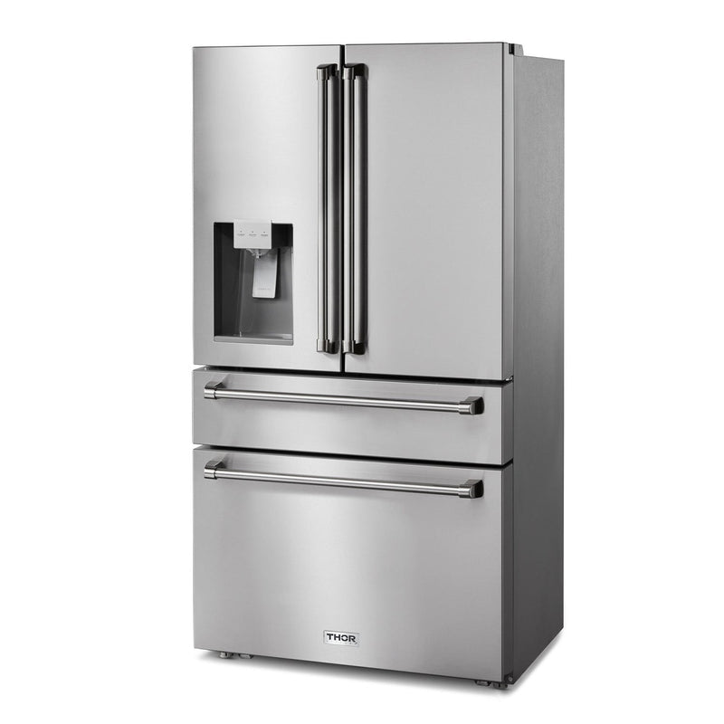 Load image into Gallery viewer, Thor Kitchen 36" Professional French Door Refrigerator with Ice and Water Dispenser TRF3601FD