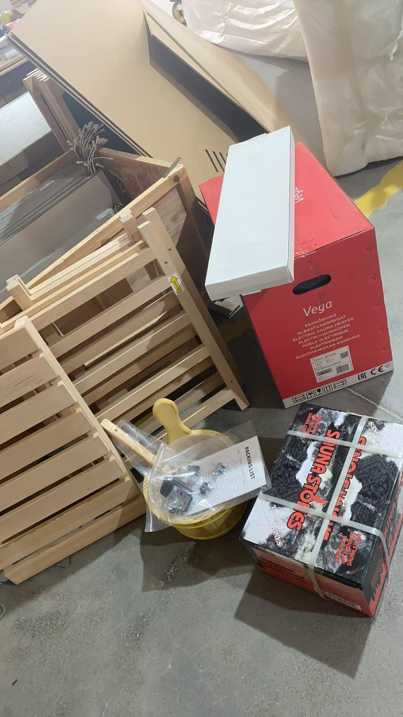 Load image into Gallery viewer, SAUNA EVOLUTION® 5-6 People Traditional Steam Sauna Room Luxury 1