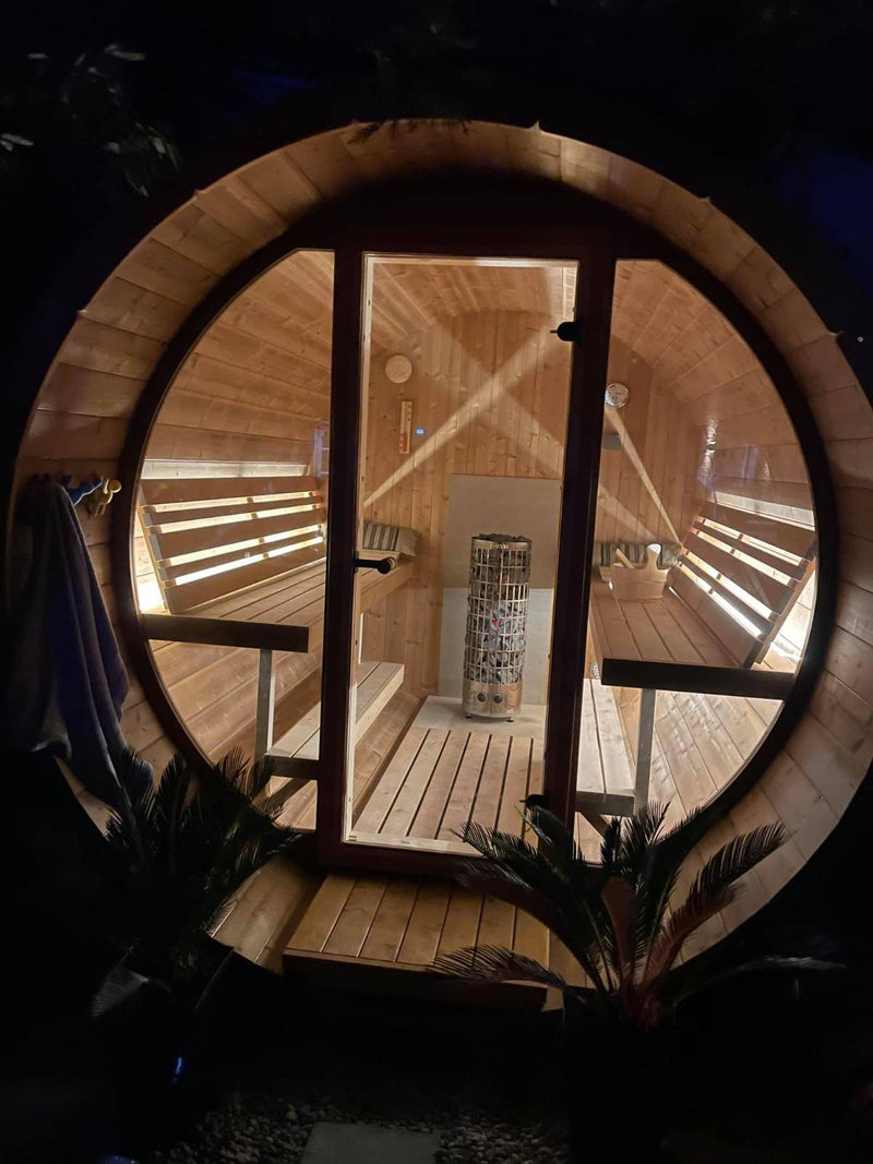 Load image into Gallery viewer, SAUNA EVOLUTION® Barrel Sauna Serenity Nature Air 7