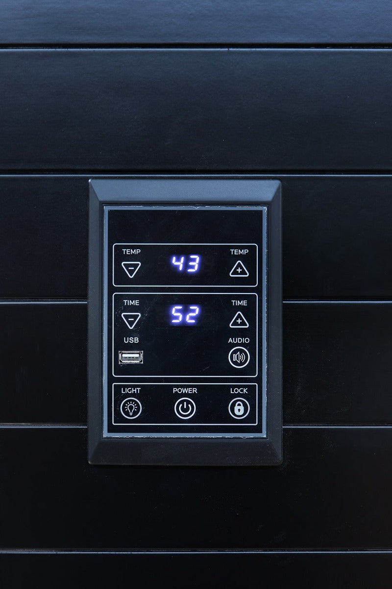 Load image into Gallery viewer, Peak Saunas Everest 2-Person Full Spectrum Infrared Sauna with XL Medical-Grade Red Light Therapy & Smart WiFi App Control