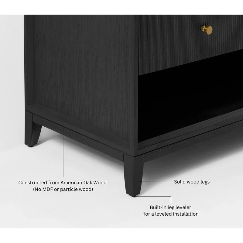Load image into Gallery viewer, Ancerre 24” Momo Bathroom Vanity Oak Single Sink VTS-Momo-24-Oak-WQZ