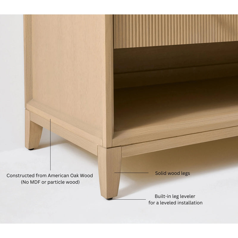 Load image into Gallery viewer, Ancerre 24” Momo Bathroom Vanity Oak Single Sink VTS-Momo-24-Oak-WQZ