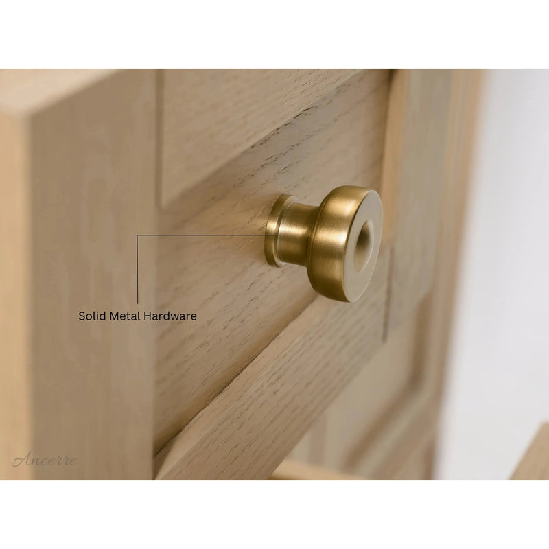 Load image into Gallery viewer, Ancerre 84” Audrey Bathroom Vanity Oak Double Sink Cabinet Set VTS-Audrey-84-Oak-WQZ