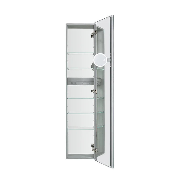 Load image into Gallery viewer, Aquadom Royale 15'' × 70'' Right Hinge Side, Tall Medicine Cabinet