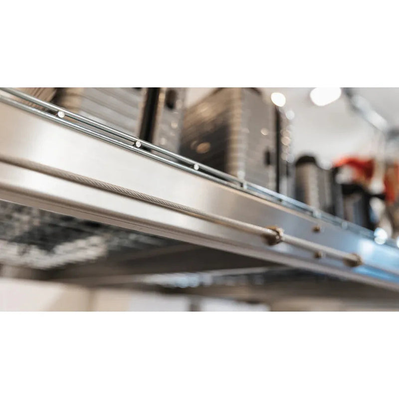 Load image into Gallery viewer, auxx-lift3-x6-storage-lift-platform-400lbs-silver-finish-with-remote-AUXX-1400S-3X6F-SG