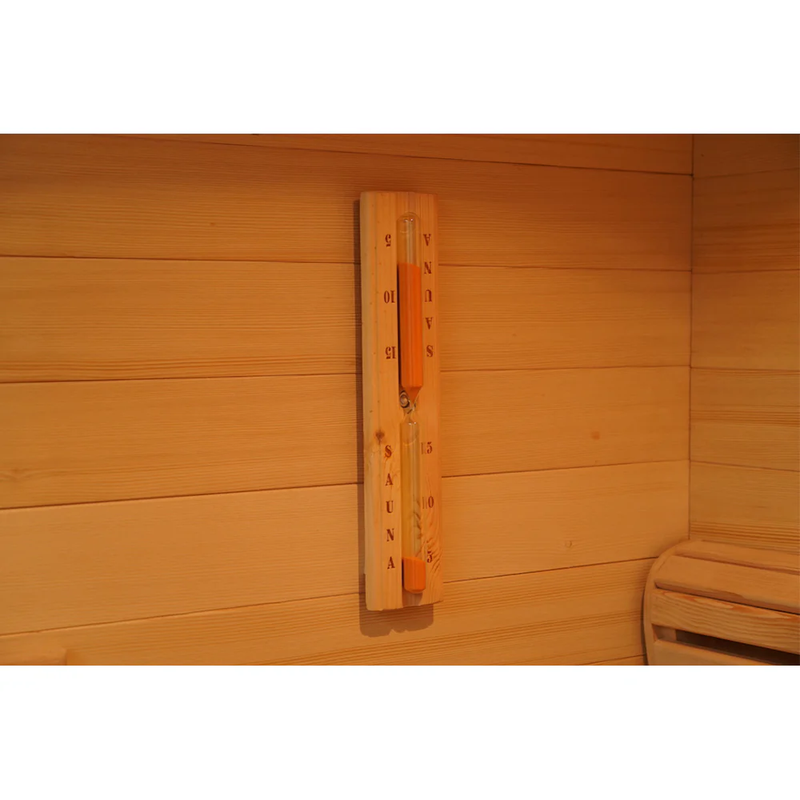 Load image into Gallery viewer, SAUNA EVOLUTION® Indoor Modern Solid Wood Steam Sauna Glass 15