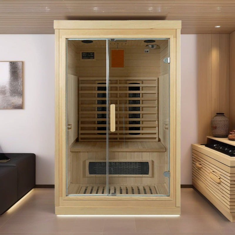 Load image into Gallery viewer, Bliss 2 Sauna – Luxury Wellness Sauna for Two – Cal Sauna – Premium Home Sauna for Couples & Relaxation