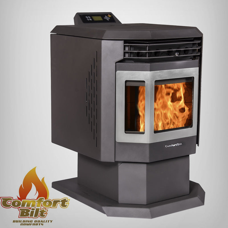 Load image into Gallery viewer, ComfortBilt Pellet Stove HP21-Black-SS