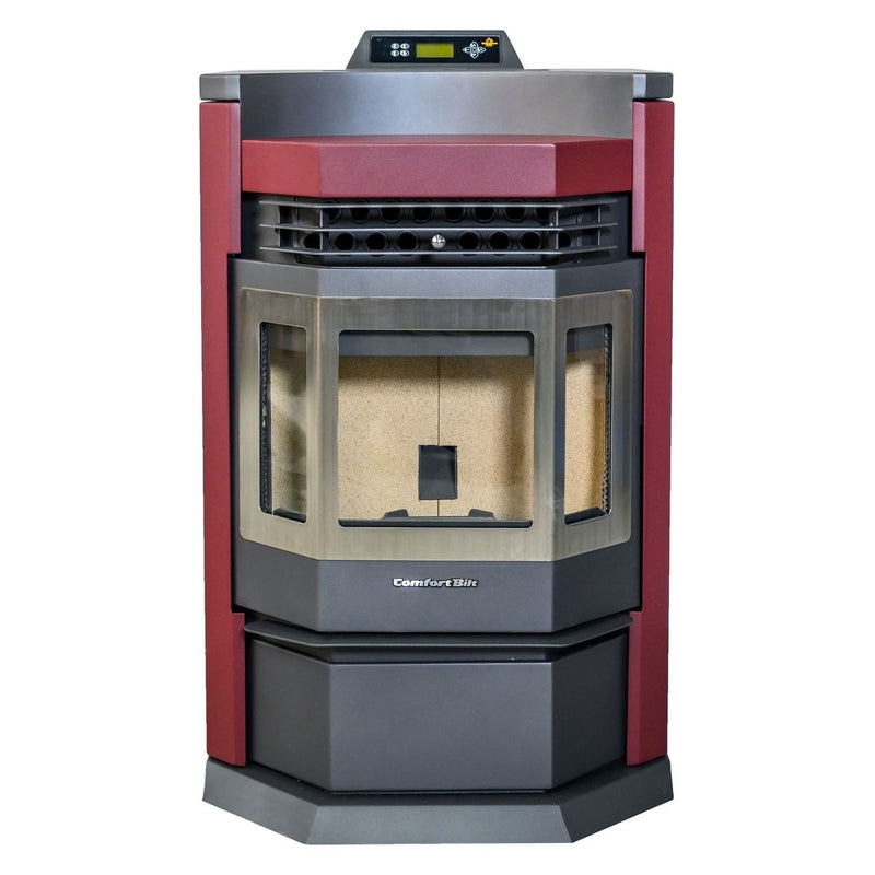 Load image into Gallery viewer, ComfortBilt Pellet Stove Burgundy HP22N-Burgundy-SS