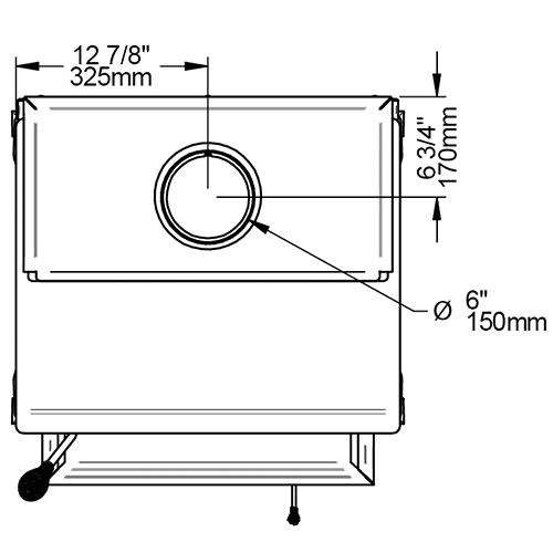 Load image into Gallery viewer, wood-stove-on-legs-brushed-nickel