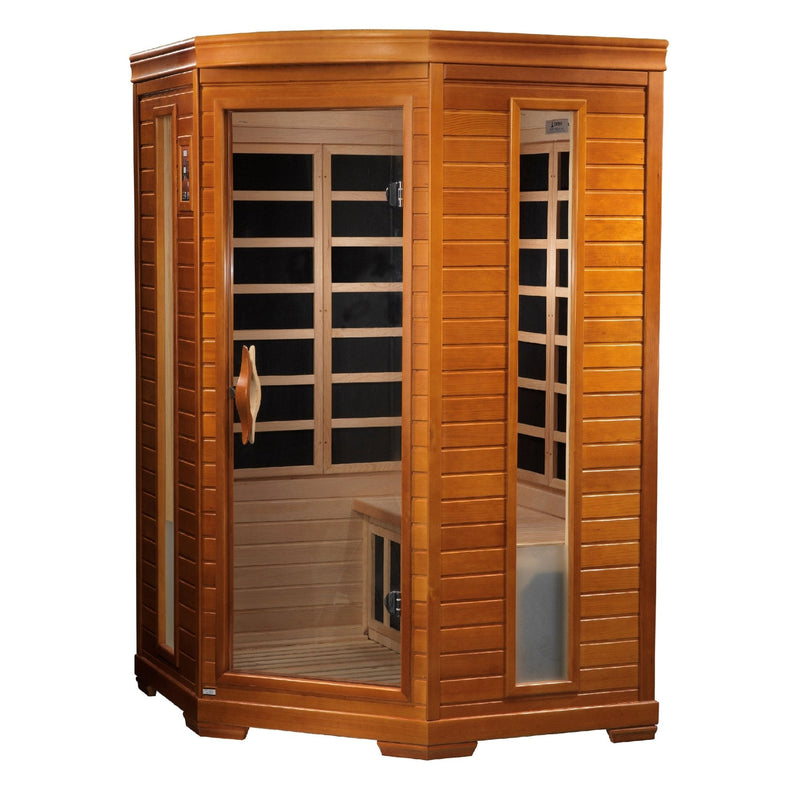 Load image into Gallery viewer, Dynamic Heming Elite 2-Person Corner Ultra Low EMF FAR Infrared Sauna