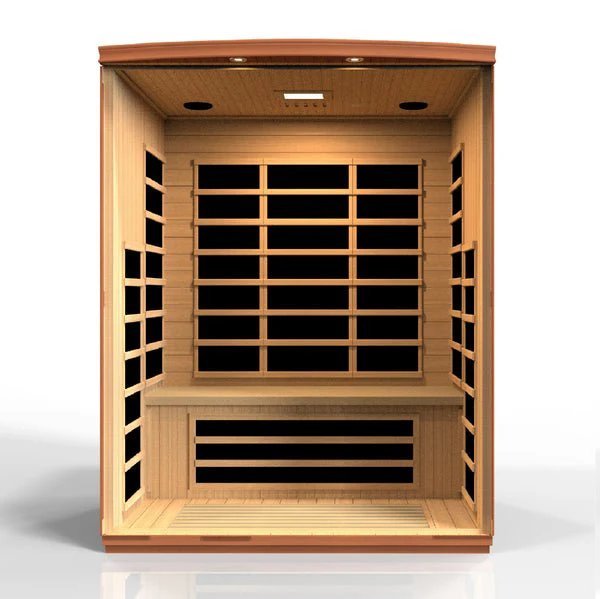 Load image into Gallery viewer, Dynamic Lugano "Elite" 3-Person Ultra Low EMF FAR Infrared Sauna – Canadian Hemlock