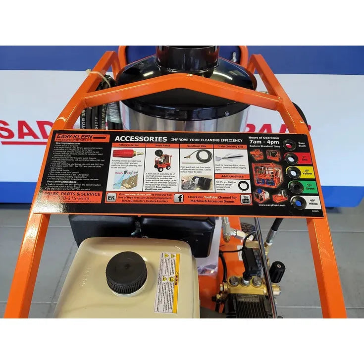 Load image into Gallery viewer, Easy-Kleen Hot Power Washer with Lifan Engine and EK440 Pump 3.5 GPM at 4,000 PSI EZO4035G-L-EK-12