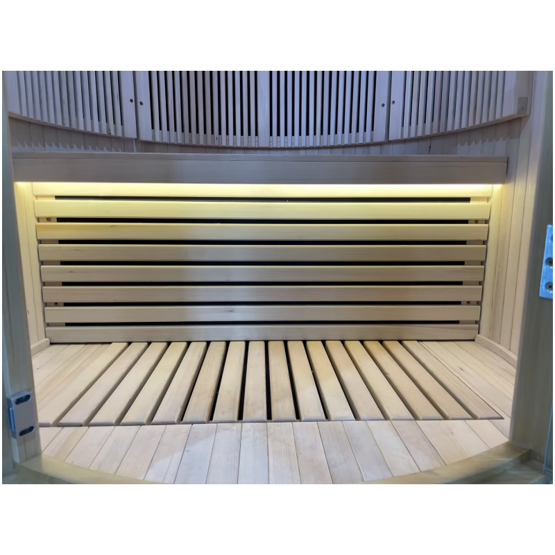 Load image into Gallery viewer, SAUNA EVOLUTION® Hemlock Round Indoor Sauna Room Far Infrared 08