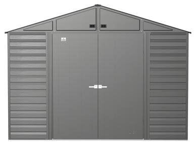 Load image into Gallery viewer, Arrow Select Steel Storage Shed, 10x14, Charcoal