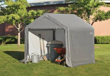 Load image into Gallery viewer, ShelterLogic Shed-in-a-Box 6 x 6x 6 ft Peak Grey