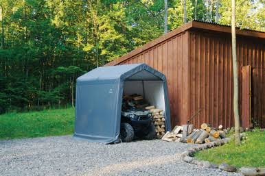 Load image into Gallery viewer, ShelterLogic Shed-in-a-Box 8 x 8 x 8 ft Peak Gray