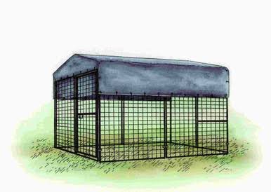 Load image into Gallery viewer, Tarp for Regular 8 ft. Chicken Run (7'W x 8'L x 4'H)