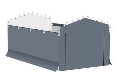 Load image into Gallery viewer, Arrow Enclosure Kit for Arrow Carport, 10 ft. x 15 ft. Gray