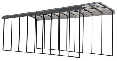 Load image into Gallery viewer, Arrow Carport, 14x42x14, Charcoal