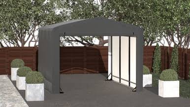 Load image into Gallery viewer, ShelterLogic ShelterTube Wind and Snow-Load Rated Garage, 10x14x8
