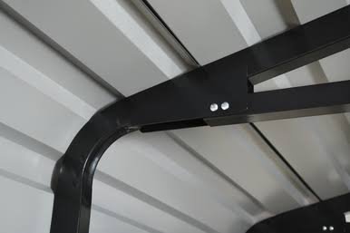 Load image into Gallery viewer, Steel Carport 12 x 20 x 7 ft. Galvanized Black/Charcoal, Snow Rated (35 PSF)