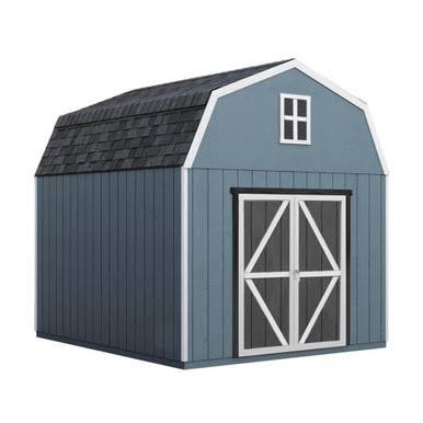 Load image into Gallery viewer, Handy Home DIY Braymore 10 ft. x 16 ft. Wooden Storage Shed with Flooring Included