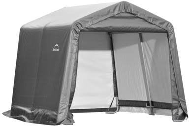 Load image into Gallery viewer, ShelterLogic Shed-in-a-Box 10 x 10 x 8 ft Peak Gray