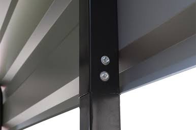 Load image into Gallery viewer, Arrow Powder Coated Steel Carport 20 ft. x 20 ft. - Charcoal