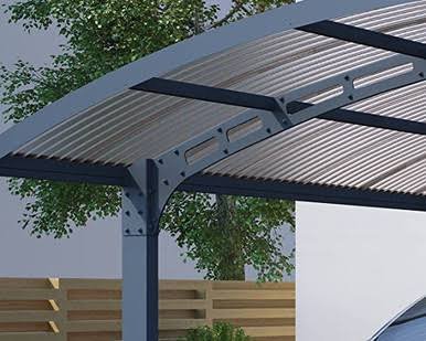 Load image into Gallery viewer, Canopia by Palram Arizona Wave 5000 HG9105 Carport, 10 x 16 x 9, Gray