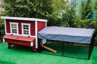 Load image into Gallery viewer, Tarp for Regular 8 ft. Chicken Run (7'W x 8'L x 4'H)
