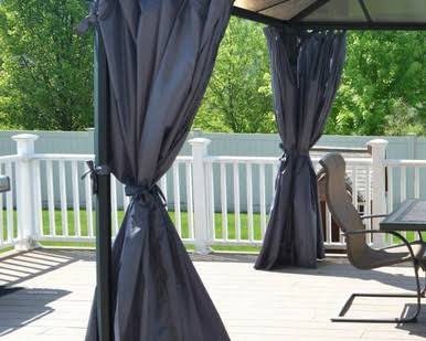 Load image into Gallery viewer, Canopia Palermo Gazebo Curtain, Grey
