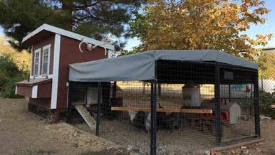 Load image into Gallery viewer, Tarp for Regular 8 ft. Chicken Run (7'W x 8'L x 4'H)