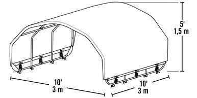 Load image into Gallery viewer, Shelterlogic Corral Shelter Livestock Shade 10 x 10 ft. Powder Coated Green