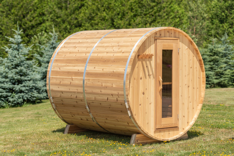 Load image into Gallery viewer, SAUNA EVOLUTION® Barrel Sauna Serenity Nature Air 4
