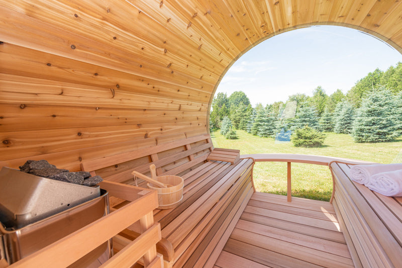 Load image into Gallery viewer, SAUNA EVOLUTION® Barrel Sauna Serenity Nature Air 4