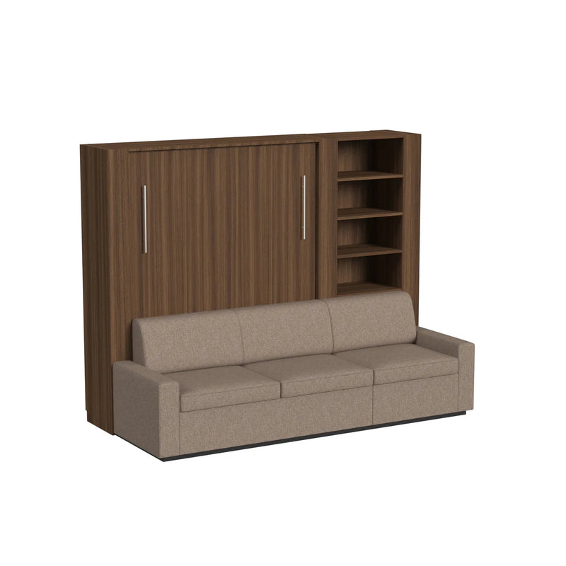 Load image into Gallery viewer, Queen Size Murphy Bed with Extended Couch | Inovabed